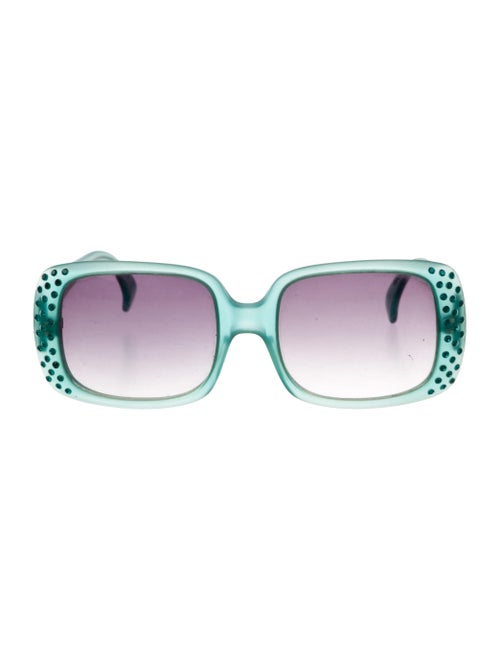 Alain Mikli Oversize Tinted Sunglasses Green