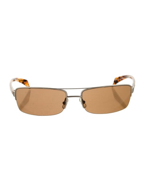 Alain Mikli Tinted Square Sunglasses Silver