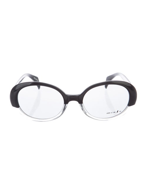 Alain Mikli Gradient Round Sunglasses Black