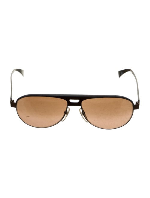 Alain Mikli Aviator Acetate Sunglasses Blue
