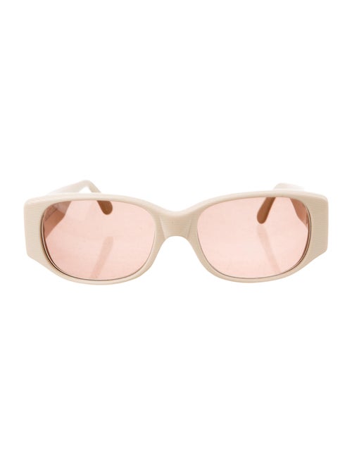 Alain Mikli Acetate Square Sunglasses Champagne