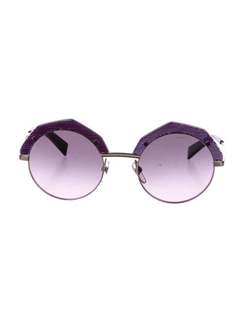 Alain Mikli Sitelle Round Sunglasses Violet