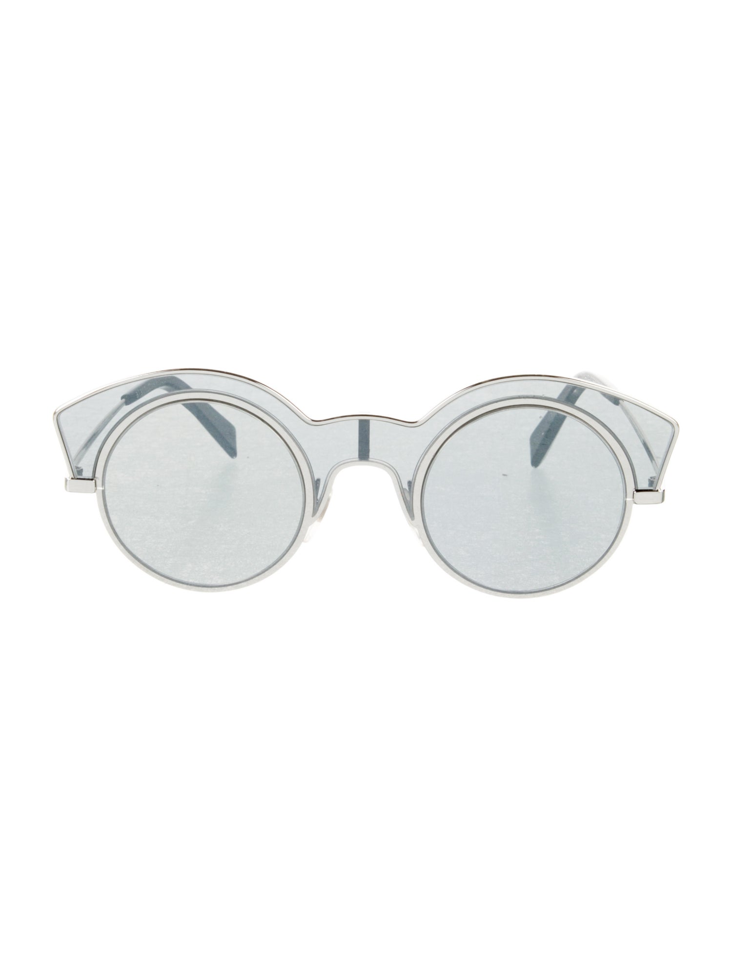 Alain Mikli Round Mirrored Sunglasses