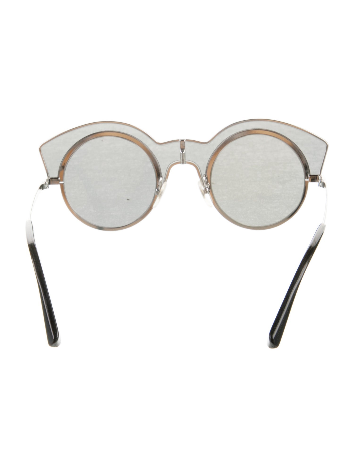 Alain Mikli Round Mirrored Sunglasses