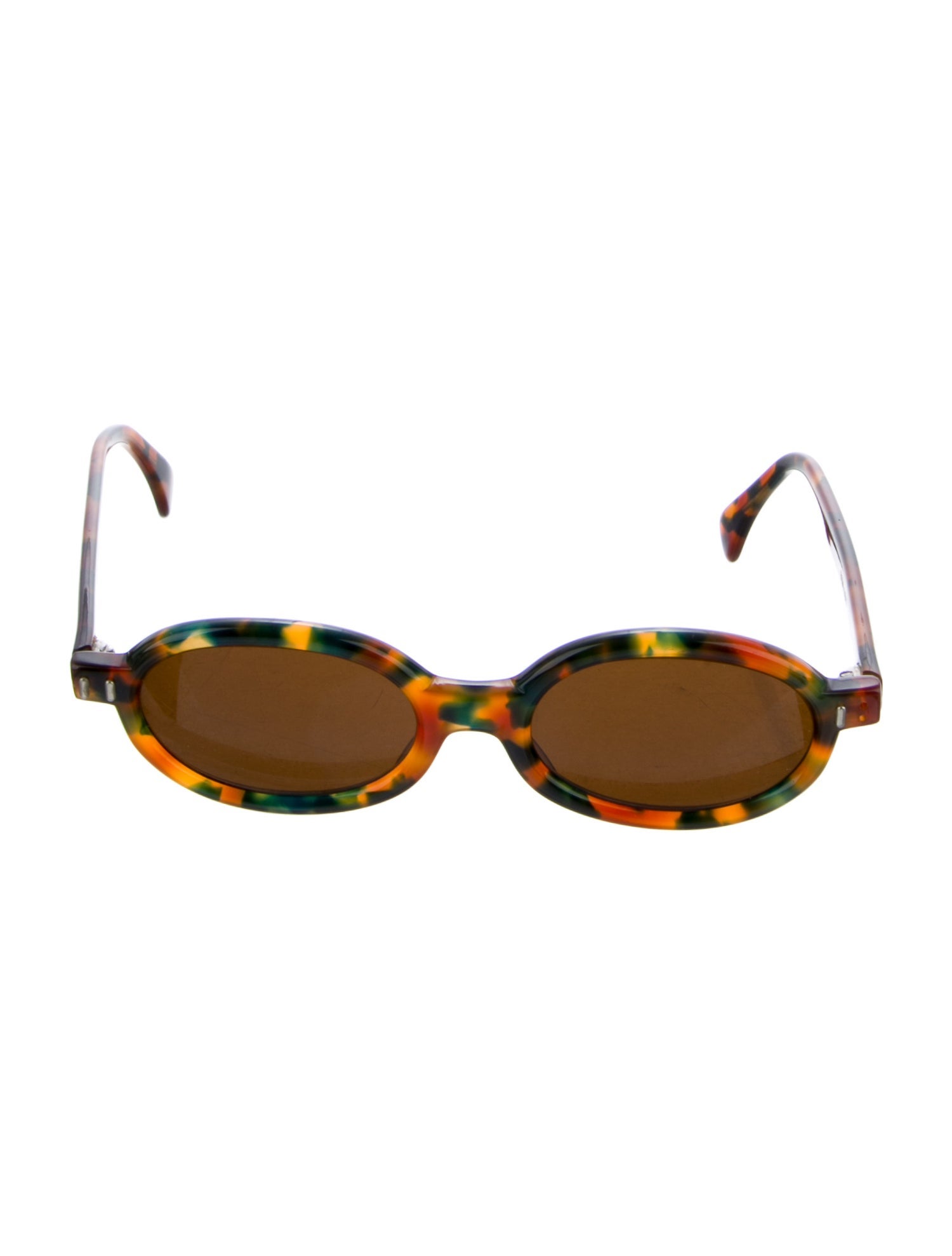 Alain Mikli Narrow Tinted Sunglasses