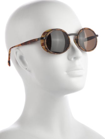 Alain Mikli Round Tinted Sunglasses