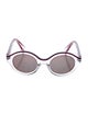 Alain Mikli Round Tinted Sunglasses