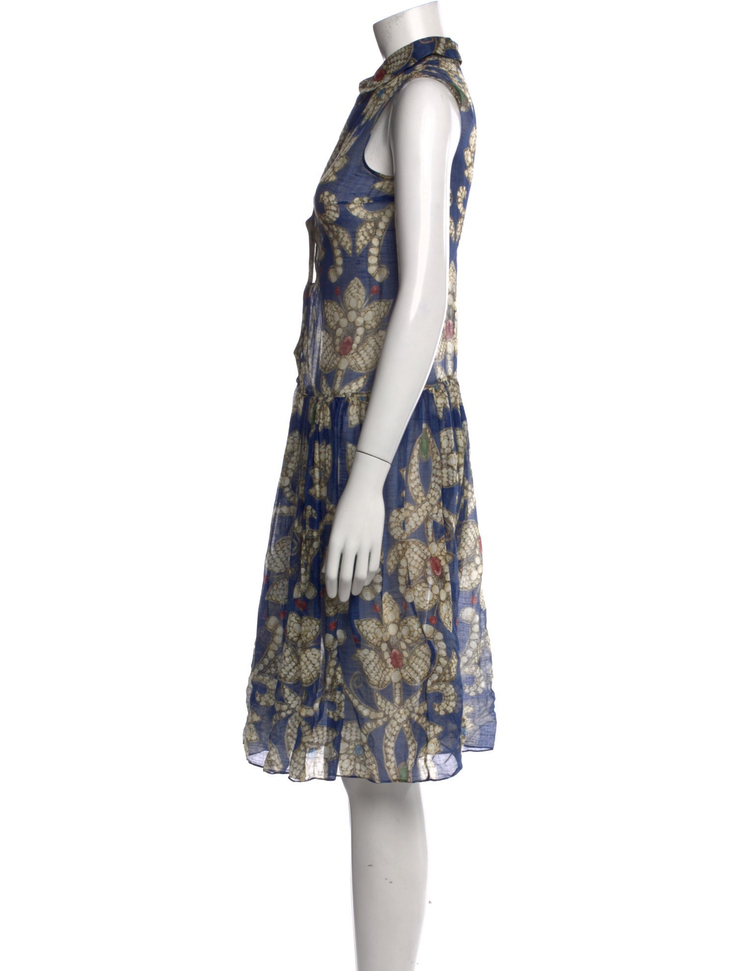 Alena Akhmadullina Printed Knee-Length Dress