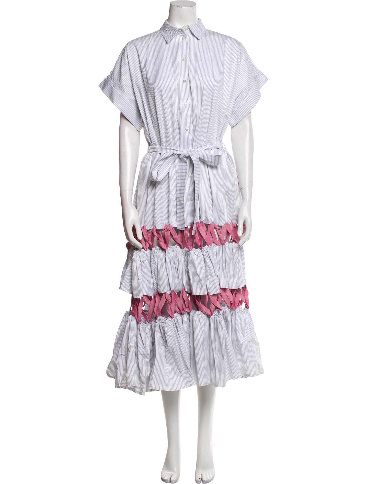 Alena Akhmadullina Striped Long Dress