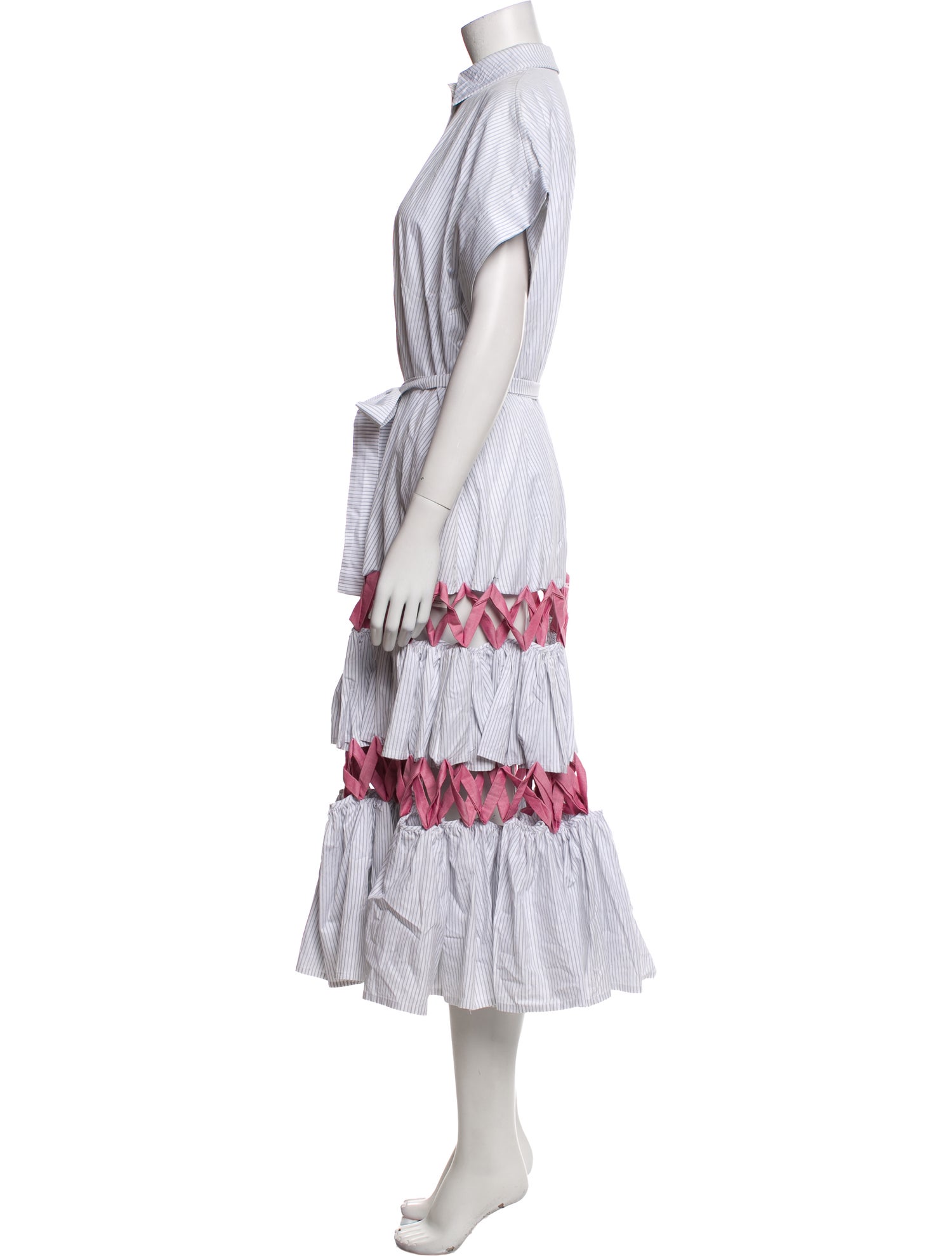 Alena Akhmadullina Striped Long Dress