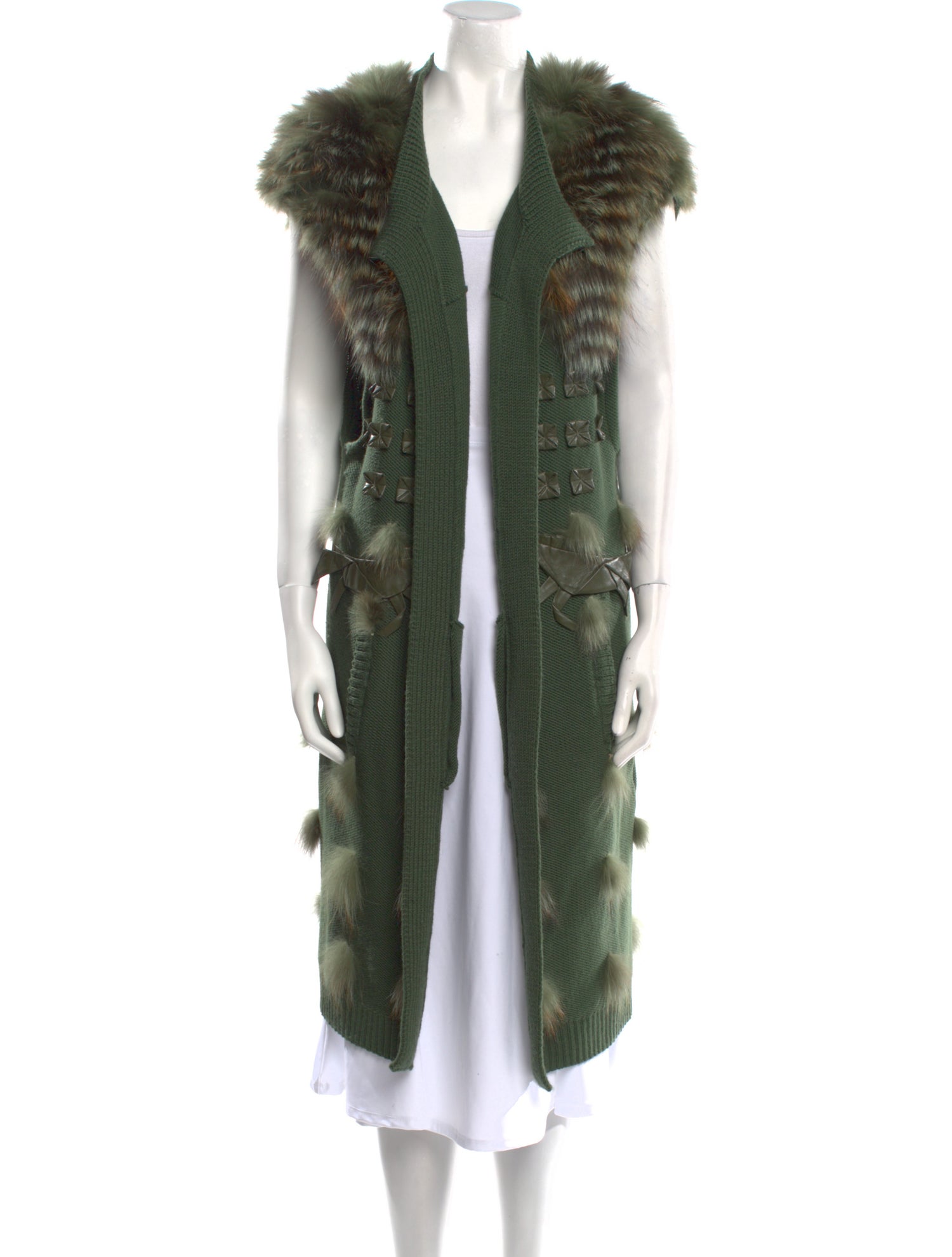 Alena Akhmadullina Wool Open Front Sweater