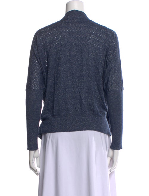 Alan Bilzerian Cashmere Open Front Sweater