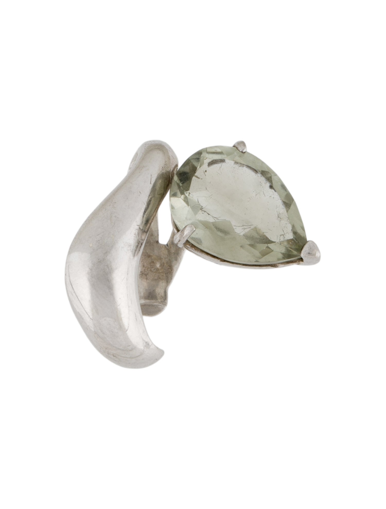 Alan Crocetti Prasiolite Alien Ear Cuff