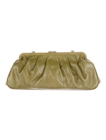 Alberta Ferretti Lizard Evening Bag