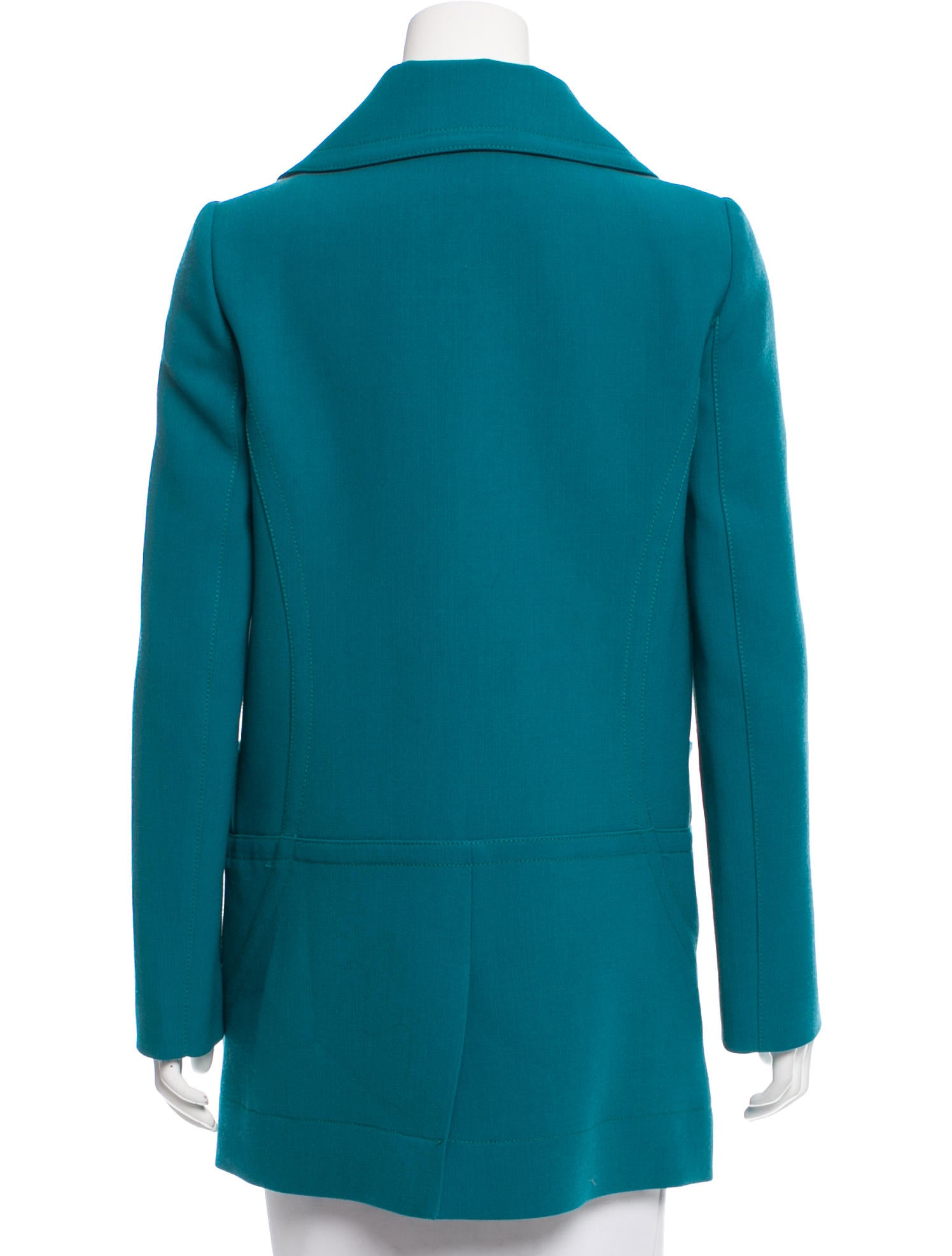 Alberta Ferretti Pointed Collar Wool Jacket Clothing ALB23905 The