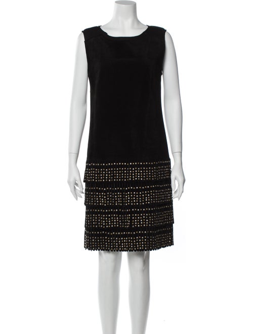 Alberta Ferretti Wool Mini Dress Wool