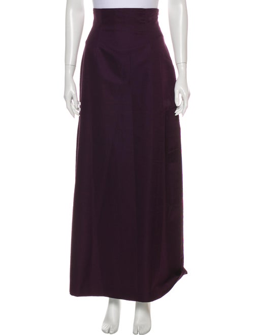 Alberta Ferretti Wool Long Skirt Wool