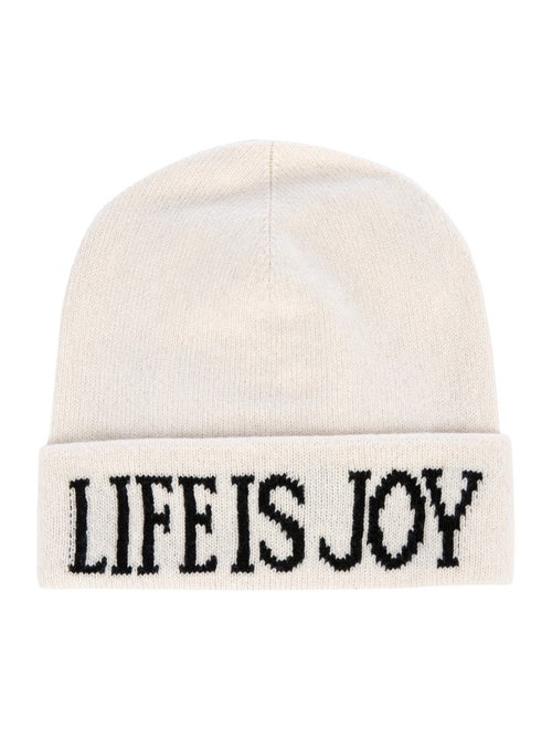Alberta Ferretti Cashmere Intarsia Beanie w/ Tags