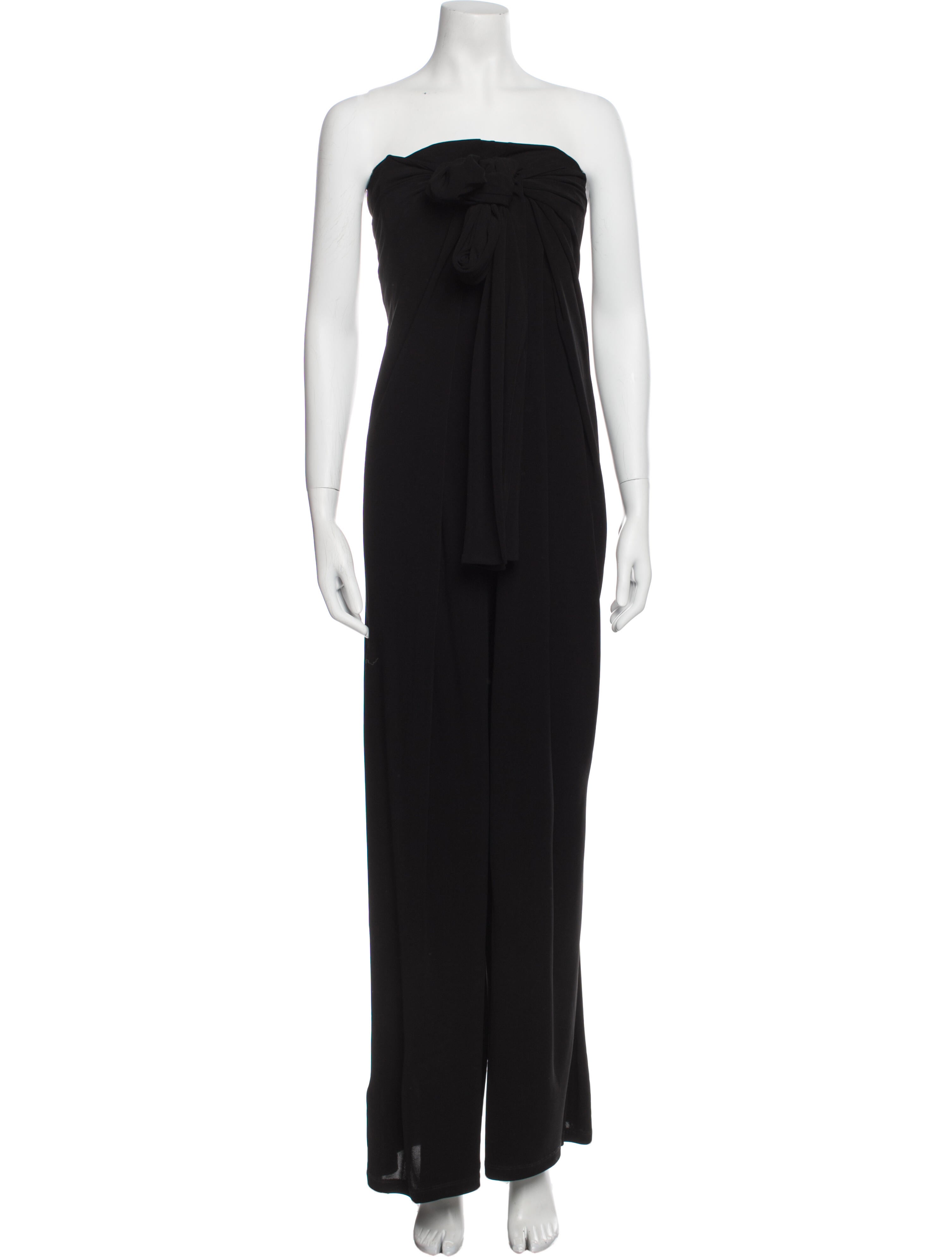 Alberta Ferretti Strapless Jumpsuit