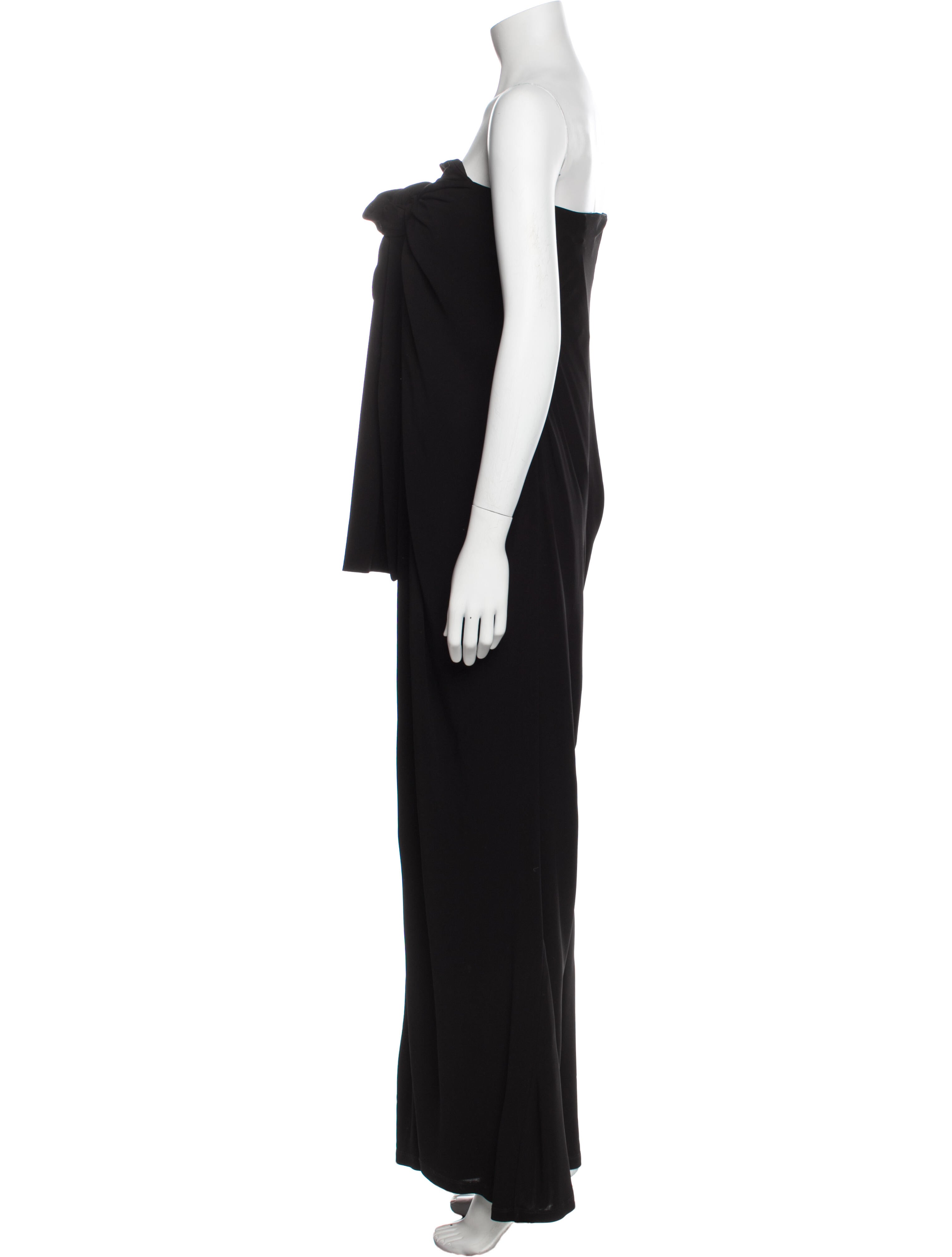 Alberta Ferretti Strapless Jumpsuit