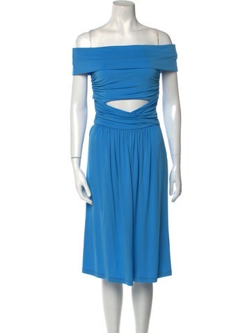 Alberta Ferretti Dresses Off-The-Shoulder Knee-Length Dress M