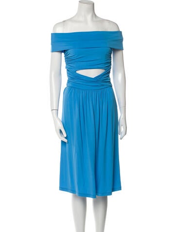 Alberta Ferretti Dresses Off-The-Shoulder Midi Length Dress M