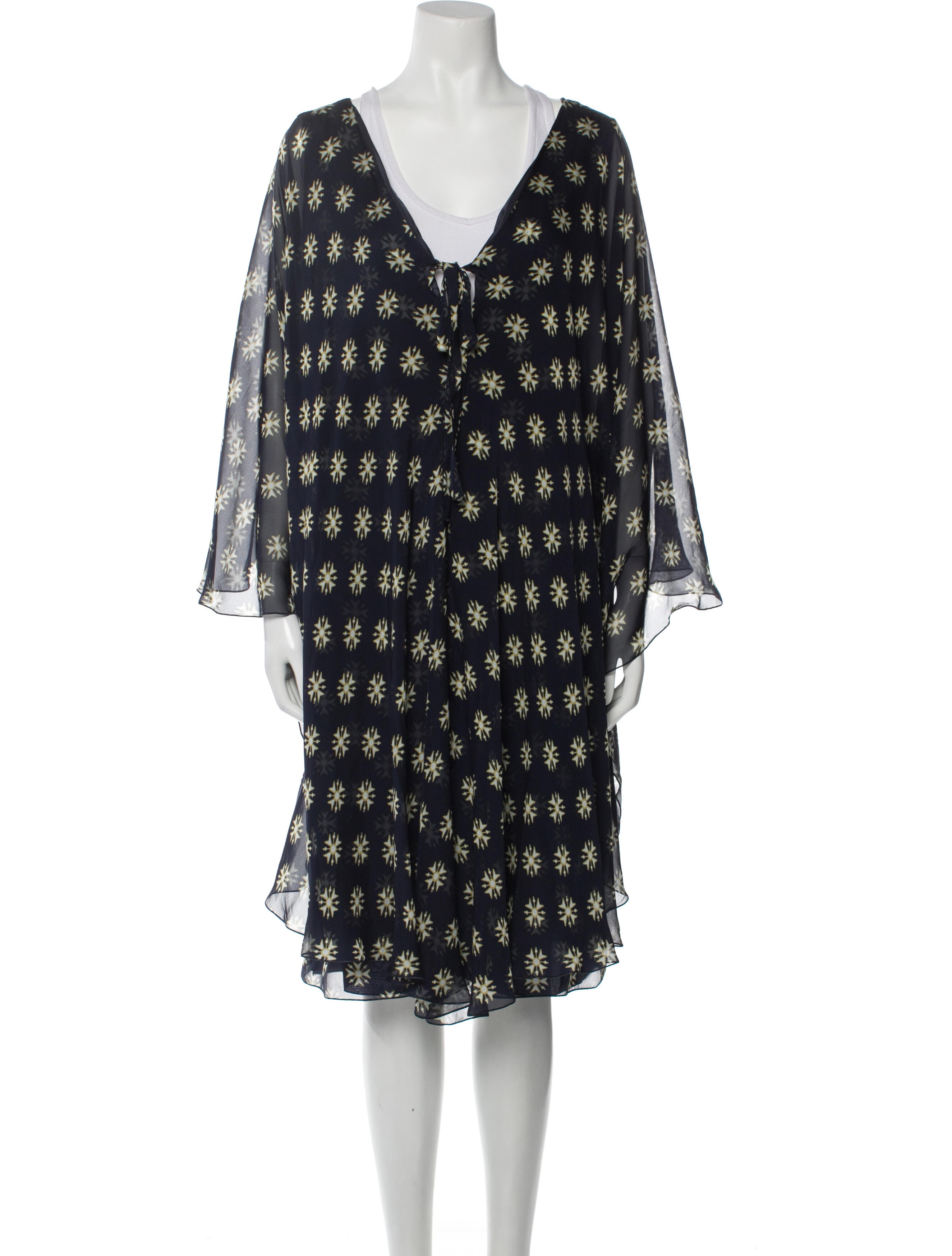 Alberta Ferretti Silk Knee-Length Dress - Blue Dresses, Clothing - ALB41129 | The RealReal Alberta Ferretti Silk Knee-Length Dress - Blue Dresses, Clothing - ALB41129 | The RealReal