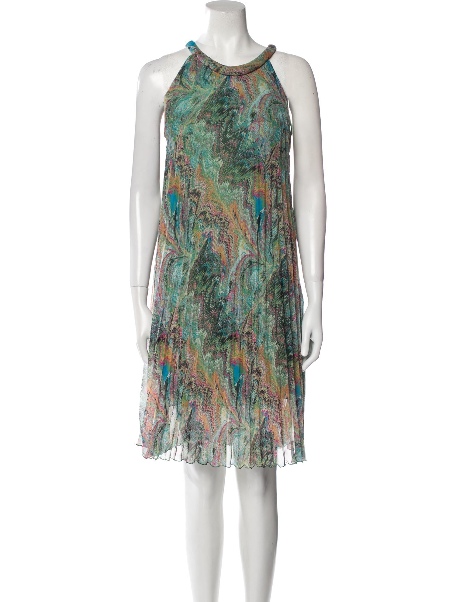 Alberta Ferretti Printed Knee-Length Dress