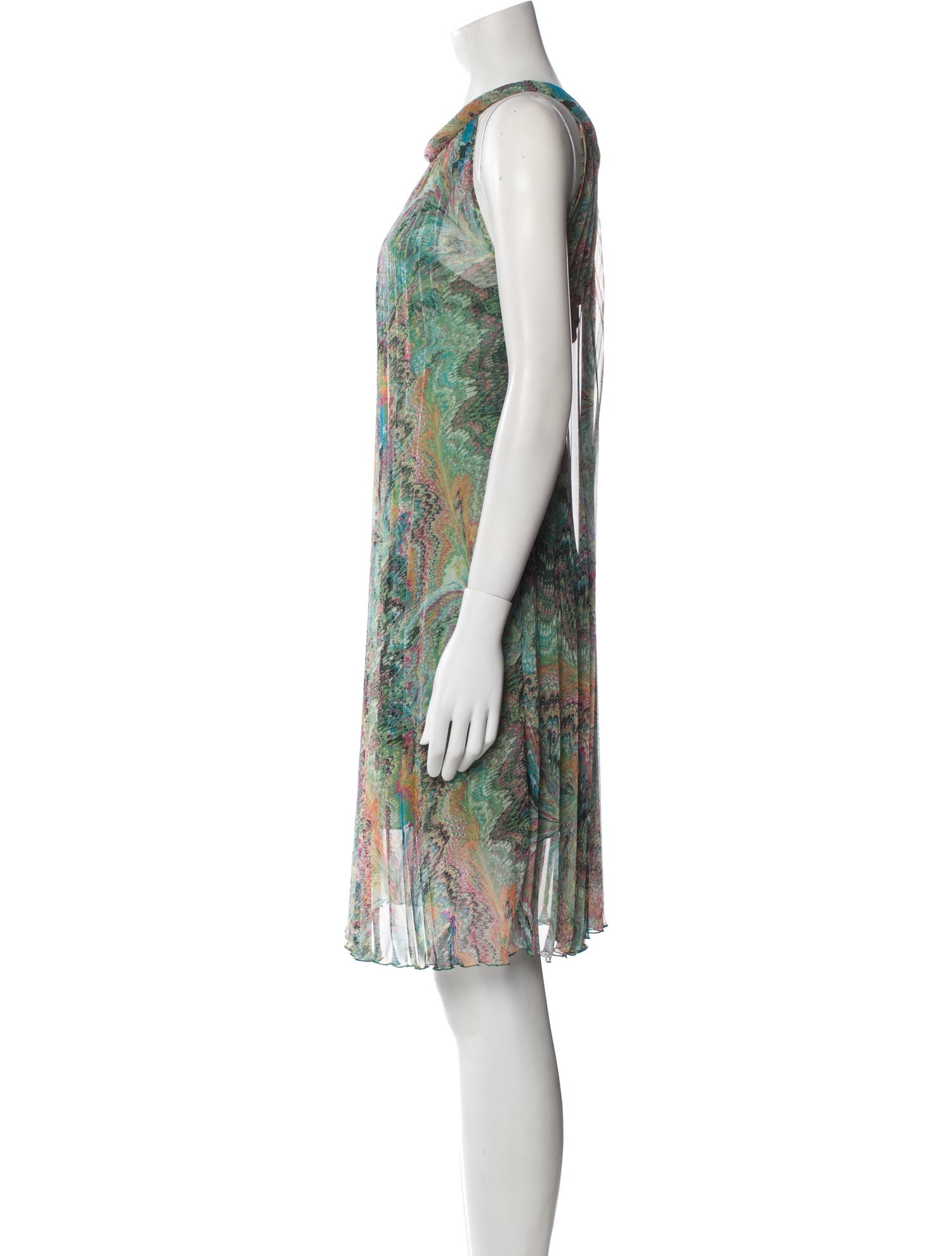 Alberta Ferretti Printed Knee-Length Dress