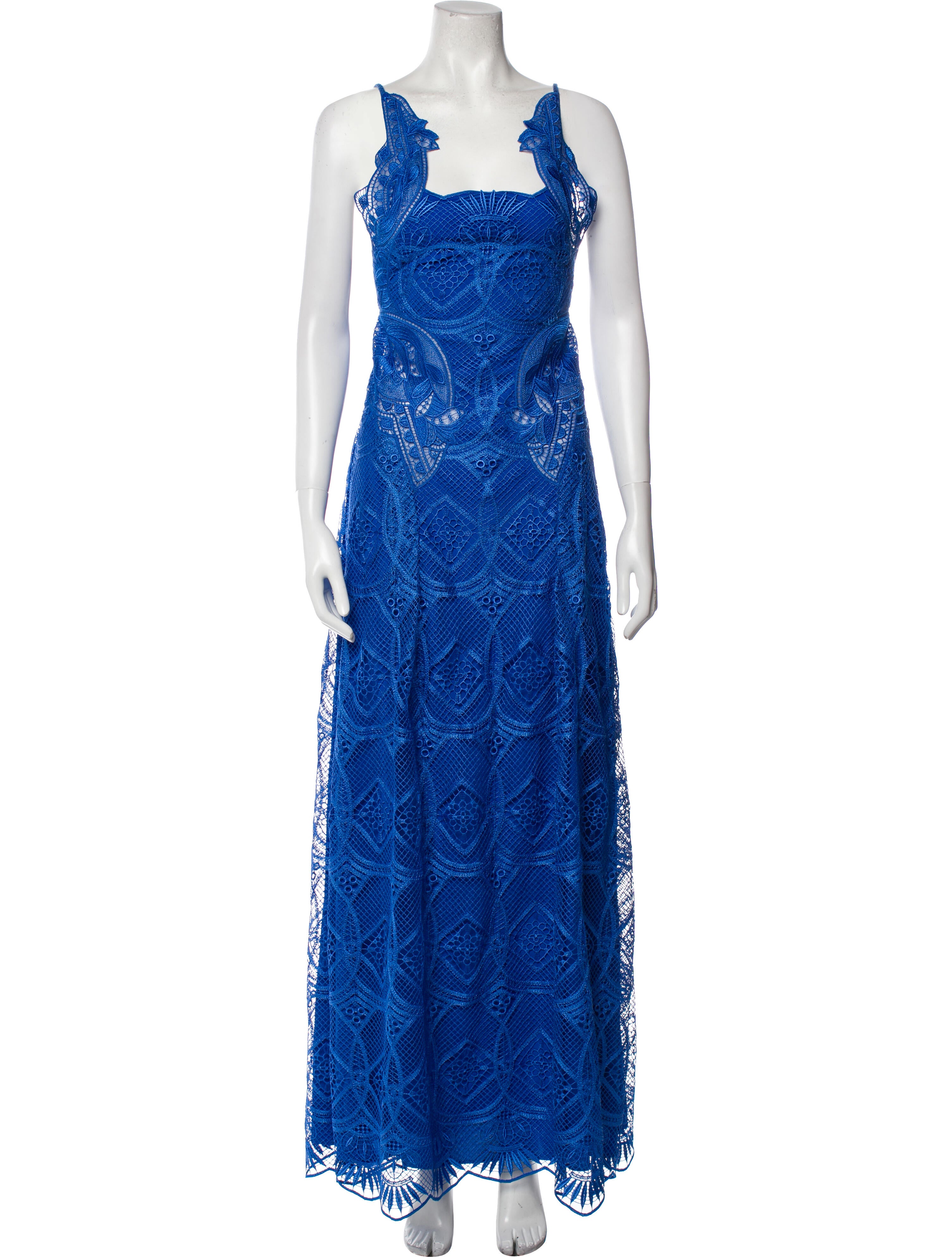 needle & thread patchwork lace dress Layered Lace Ankle Gown main image 1