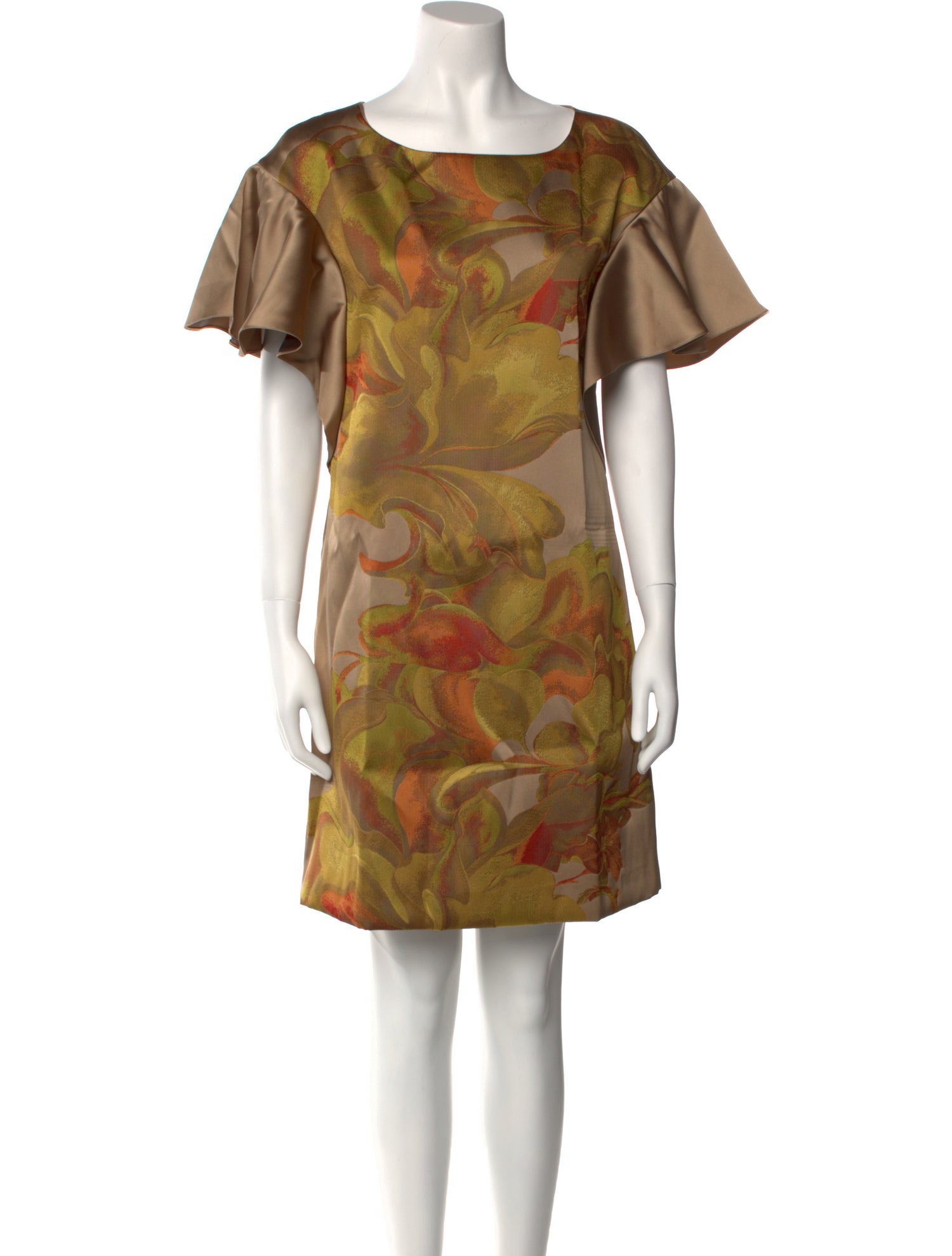 Alberta Ferretti Printed Mini Dress