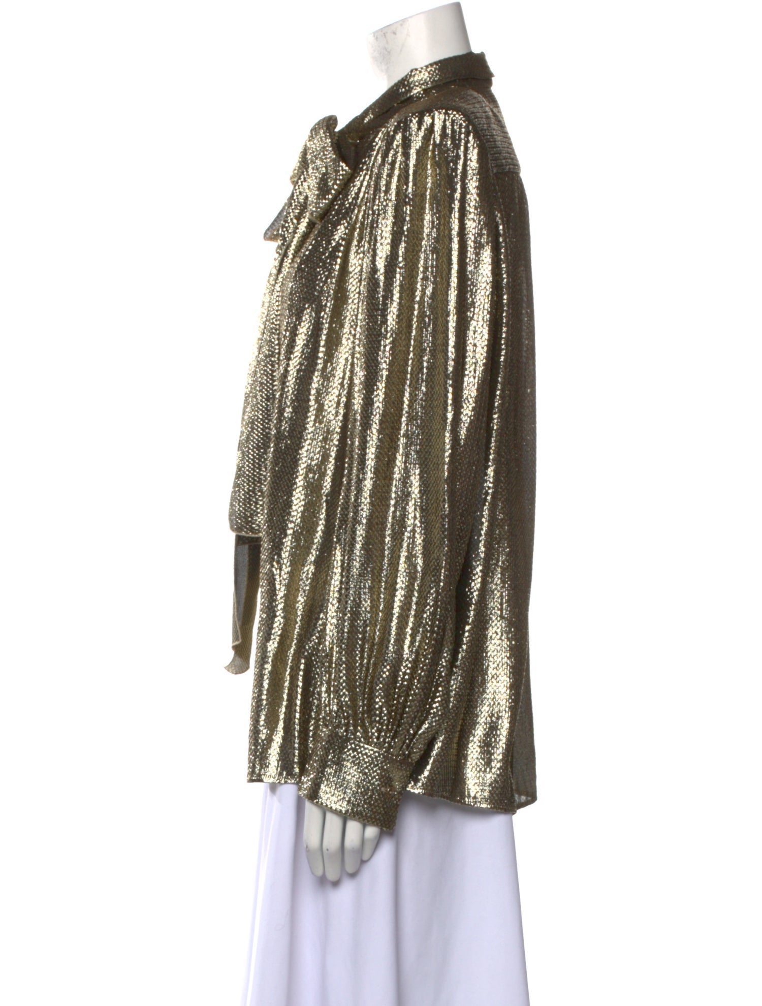 Alberta Ferretti Silk Printed Blouse