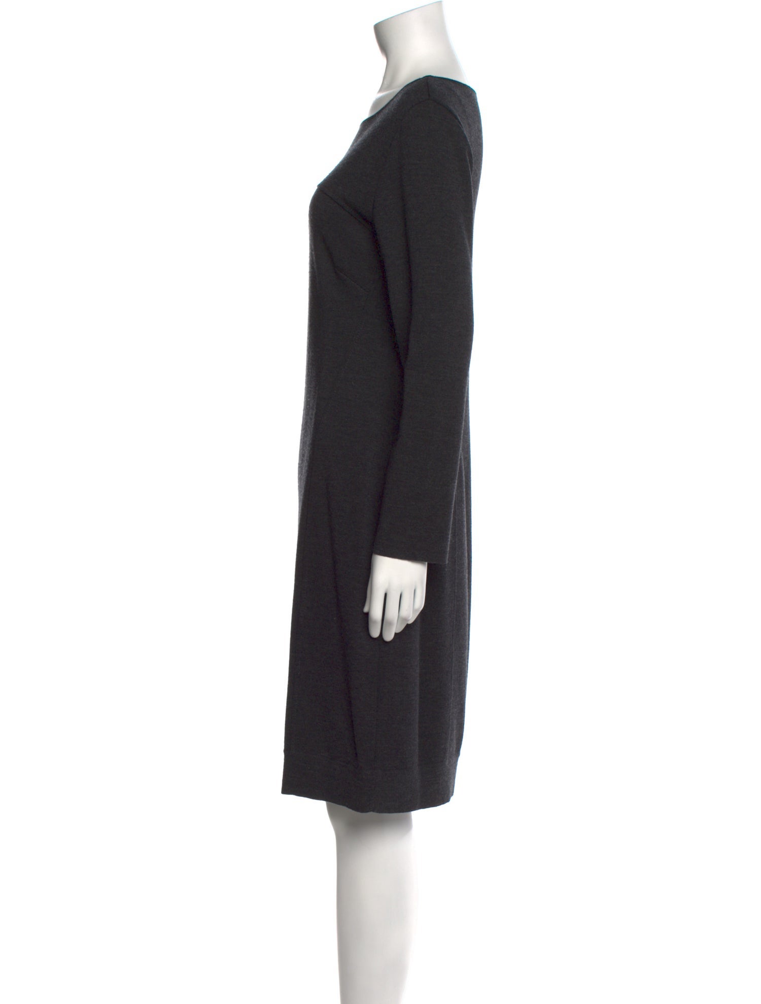 Alberta Ferretti Bateau Neckline Knee-Length Dress