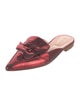 Alberta Ferretti Leather Mules