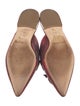 Alberta Ferretti Leather Mules