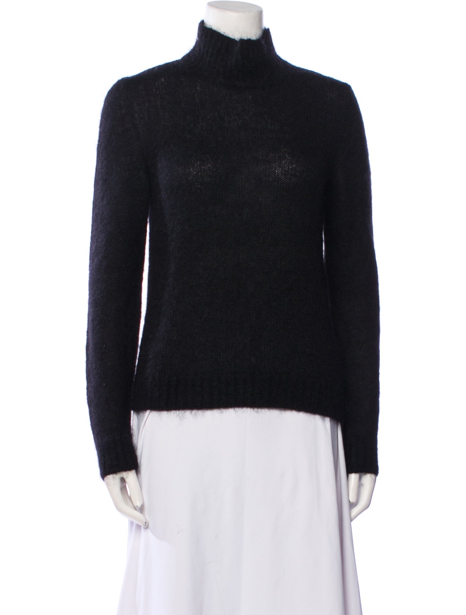 Alberta Ferretti Mohair Turtleneck Sweater