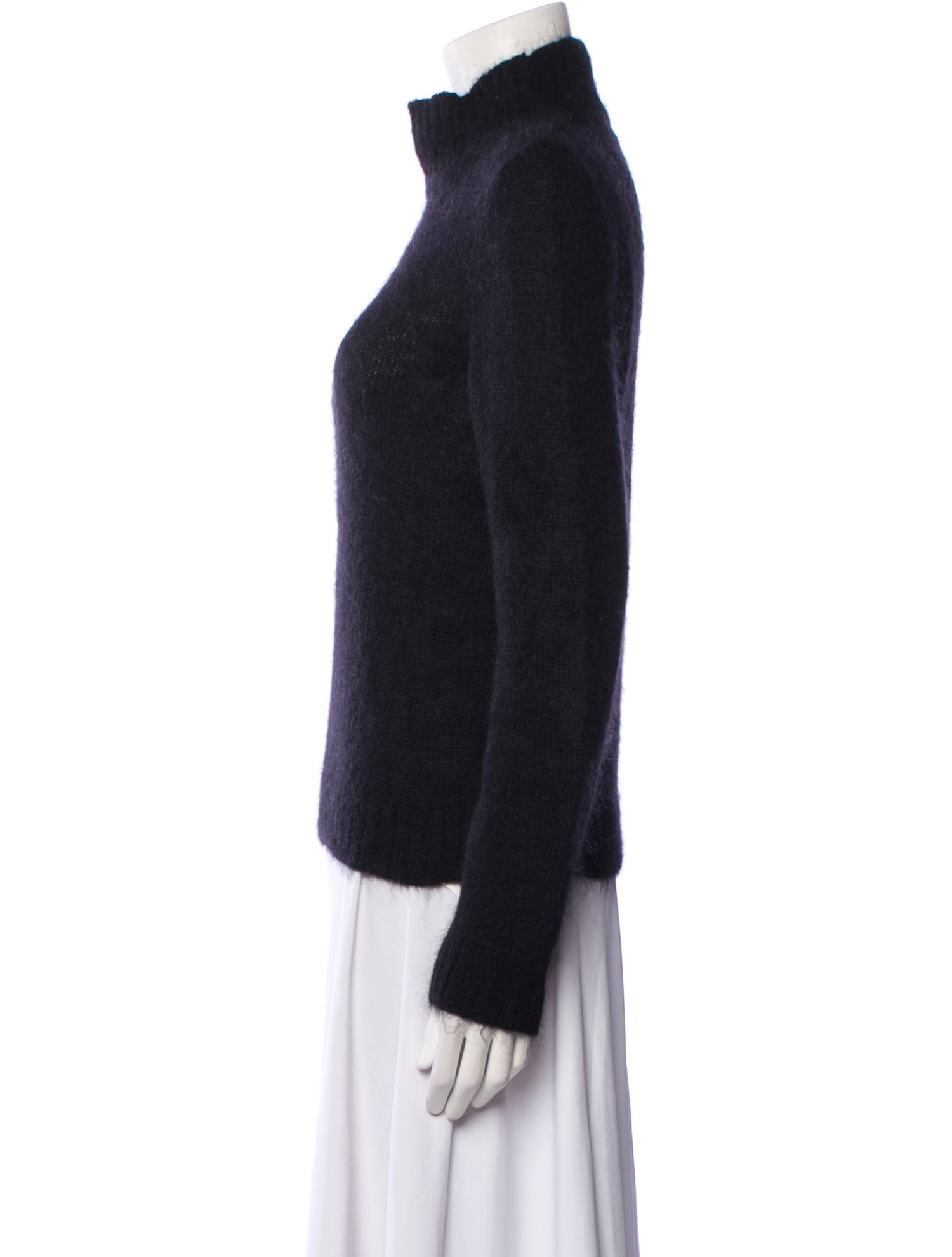 Alberta Ferretti Mohair Turtleneck Sweater