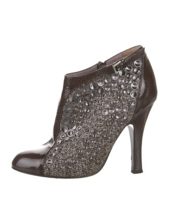 Alberta Ferretti Patent Leather Boots