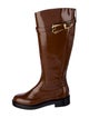 Alberta Ferretti Patent Leather Riding Boots
