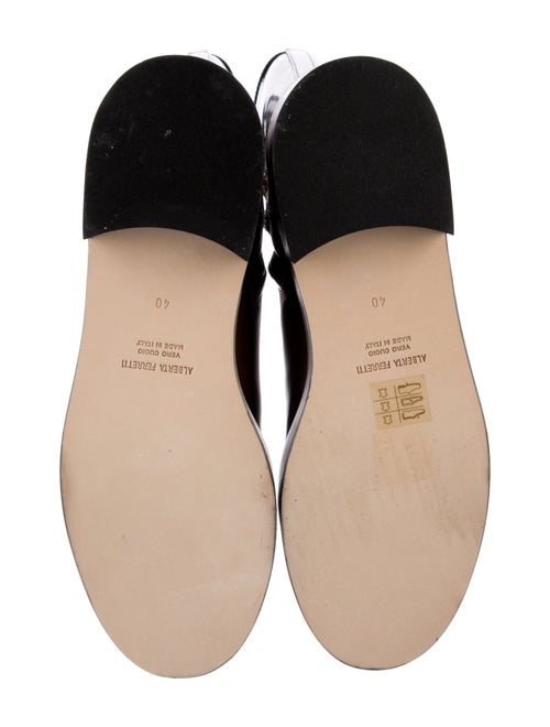 Alberta Ferretti Patent Leather Riding Boots