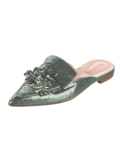 Alberta Ferretti Leather Mules