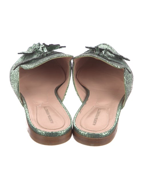 Alberta Ferretti Leather Mules