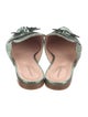 Alberta Ferretti Leather Mules