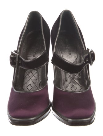 Alberta Ferretti Satin Pumps