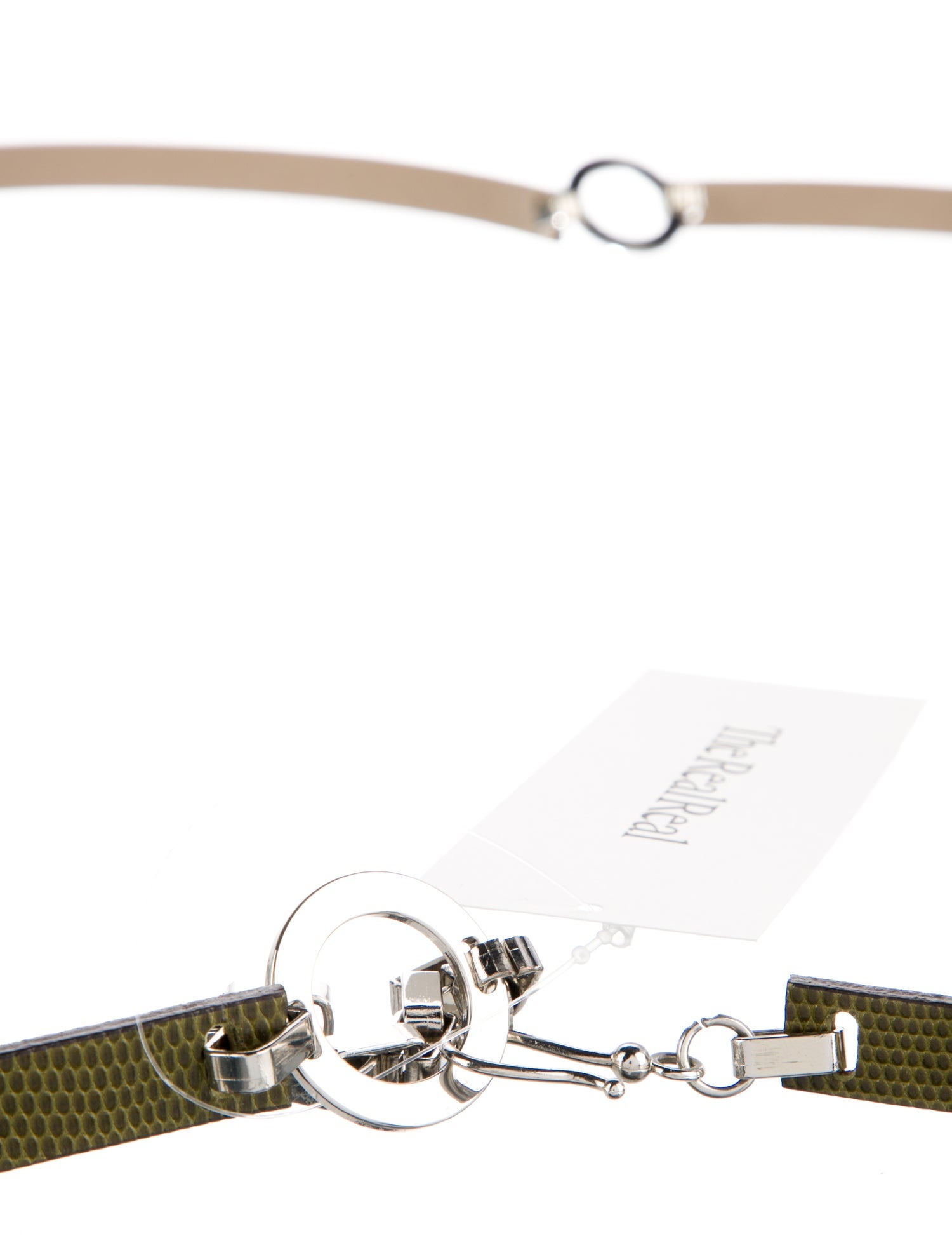 Alberta Ferretti Skinny Leather Waist Belt