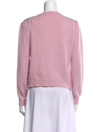 Alberta Ferretti Virgin Wool Graphic Print Sweater