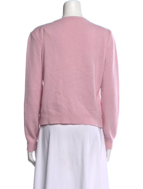 Alberta Ferretti Virgin Wool Graphic Print Sweater