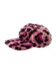 Alberta Ferretti Pattern Print Faux Fur Hat