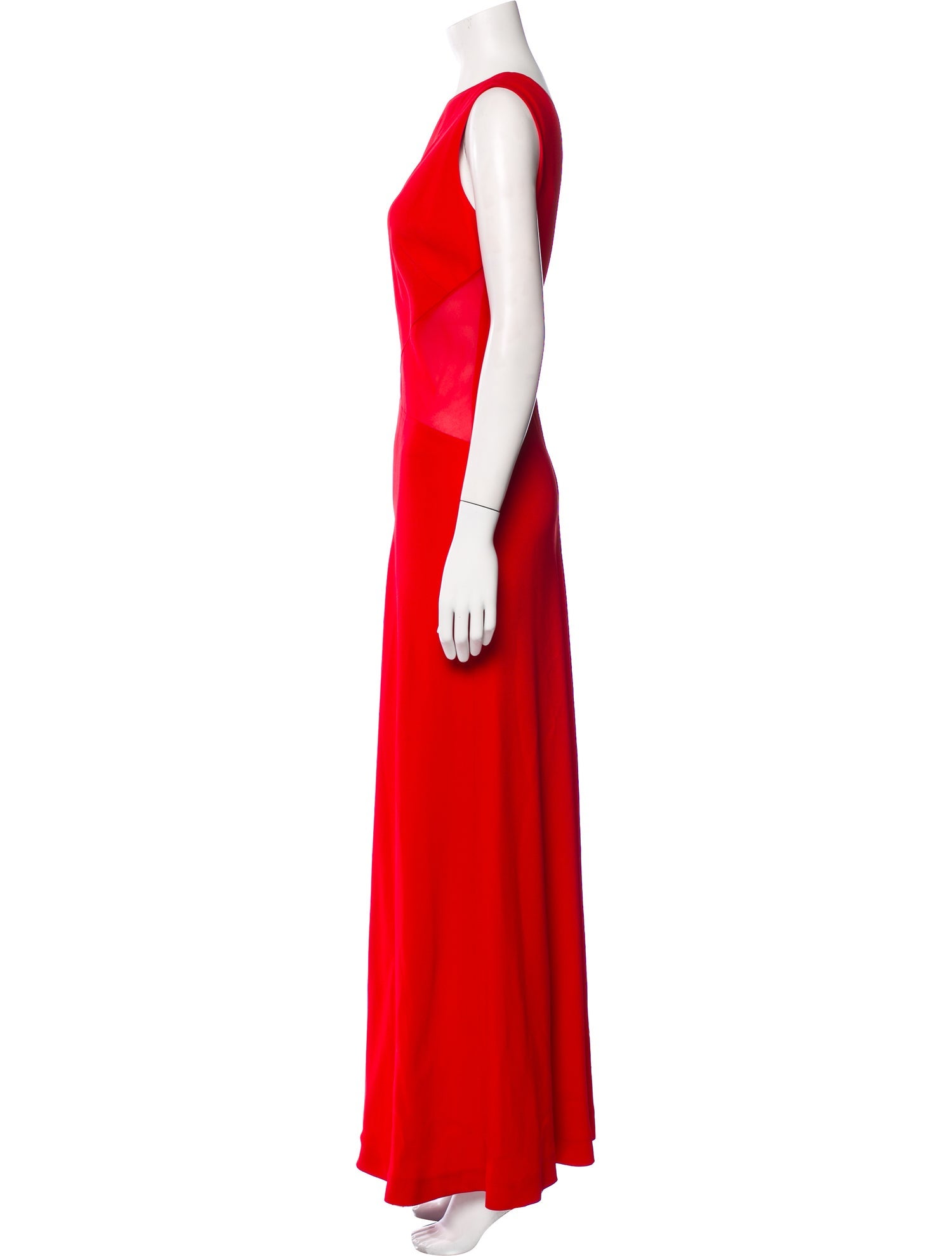 Alberta Ferretti One-Shoulder Long Dress