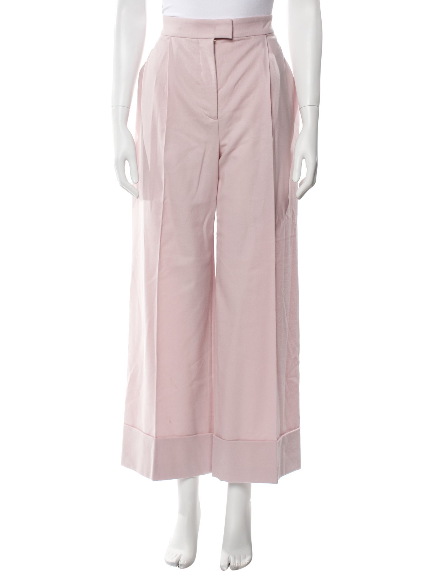 Alberta Ferretti Wool Wide Leg Pants w/ Tags